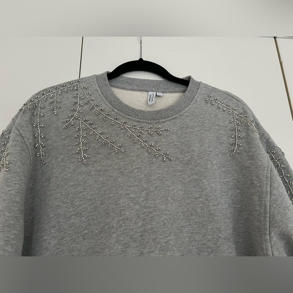 & Other Stories Embellished Crewneck - Picture 2 of 5